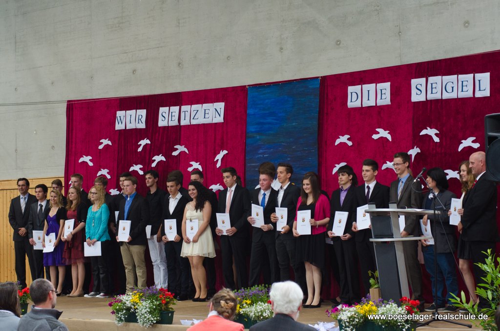 Abschlussfeier der Boeselager-Realschule Ahrweiler 2013