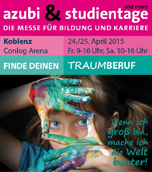 Berufsinfomesse „azubi & studientage“ in Koblenz