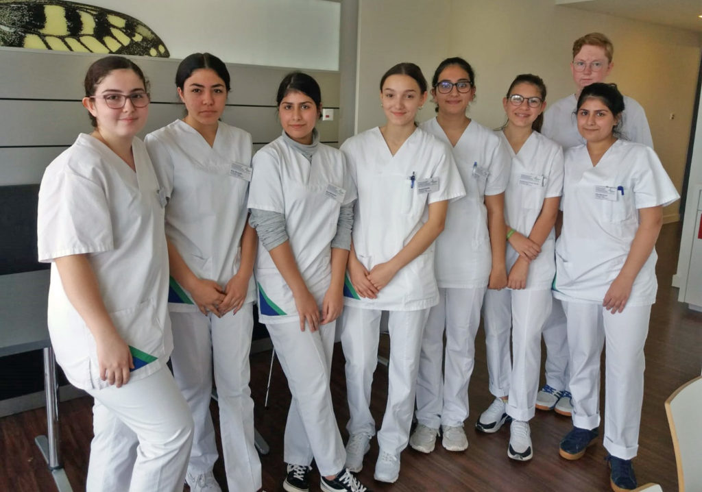 Gleich 8 Boeselager-Realschüler absolvierten ein Praktikum als im Gesundheits- und Krankenpfleger im Krankenhaus Maria Hilf in Bad Neuenahr