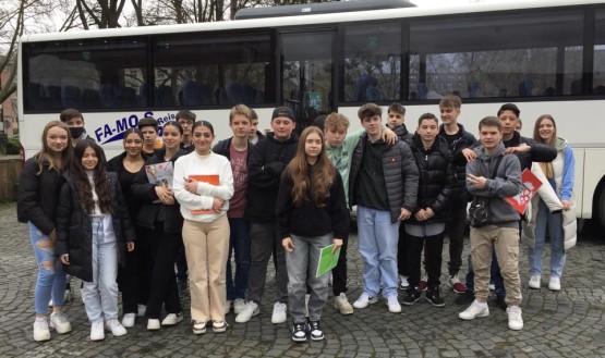 Die Klasse 8b in Mainz