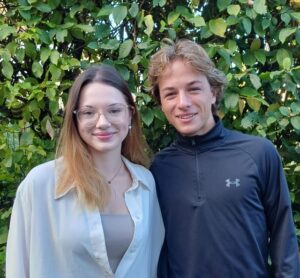 Sophia Jonas und Paul Diedrich (beide Klasse 10a)