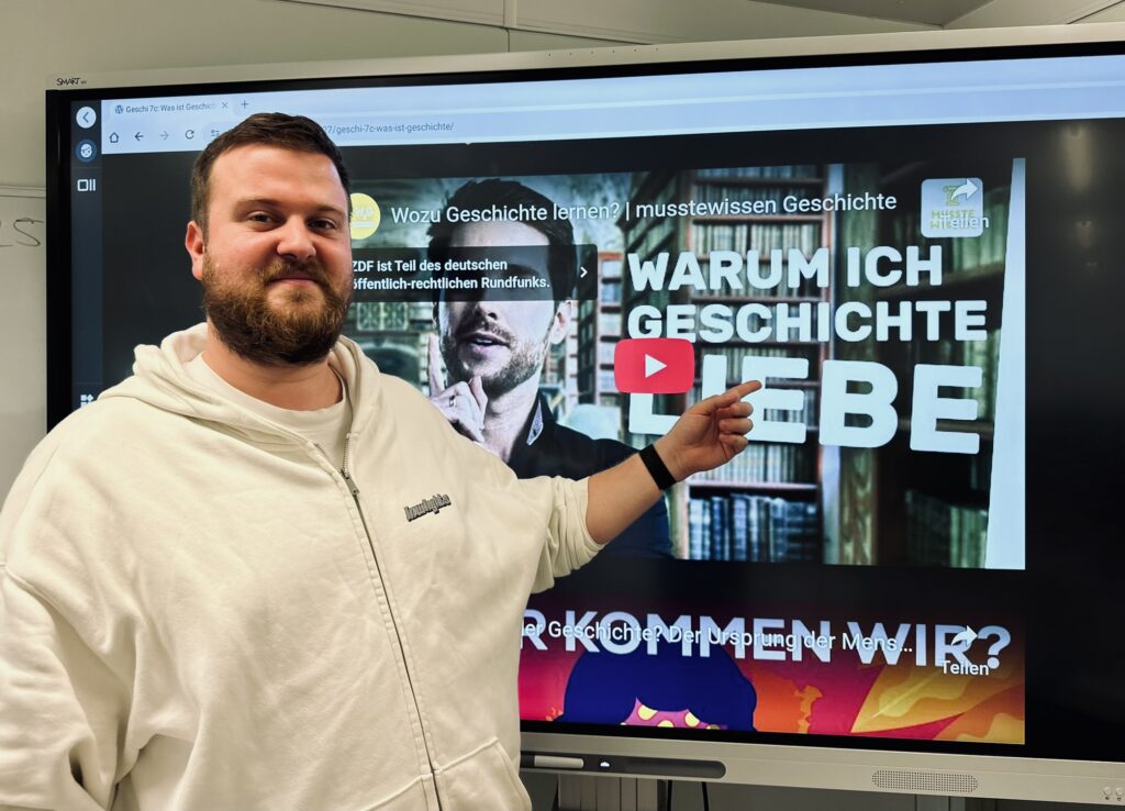 Seit Beginn des Schuljahres bereichert Rene Windhäuser den Unterricht an unserer Schule