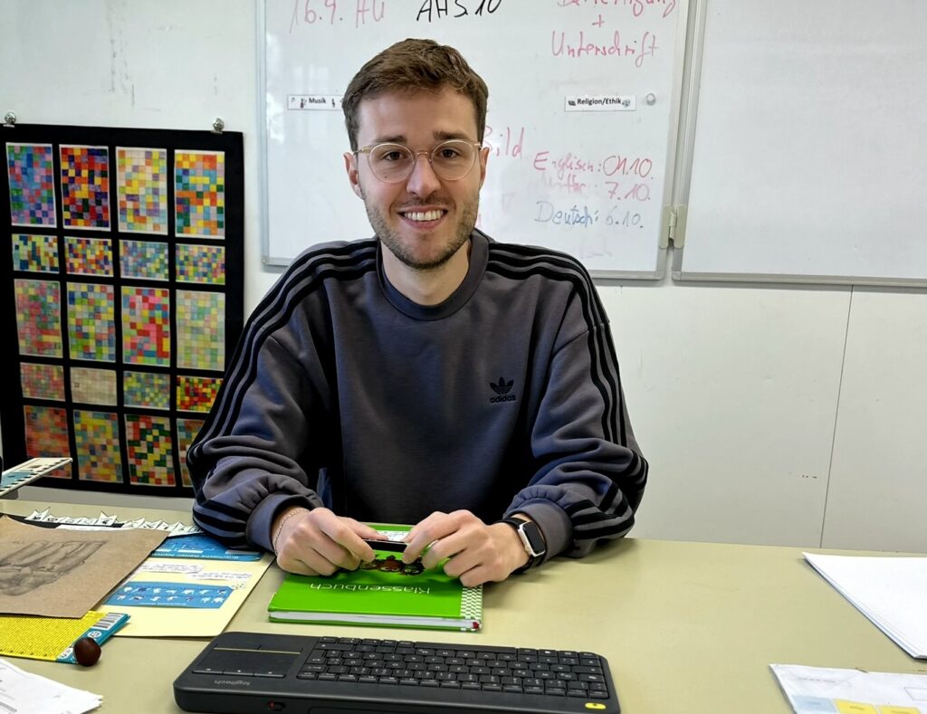 Neu im Kollegium: Till Kallenborn freut sich auf spannende Unterrichtsstunden