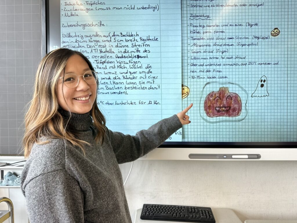 Zurück an ihrer eigenen Schule – Cerena Wohlfeld unterrichtet seit diesem Schuljahr Mathematik und HuS an der Boeselager-Realschule