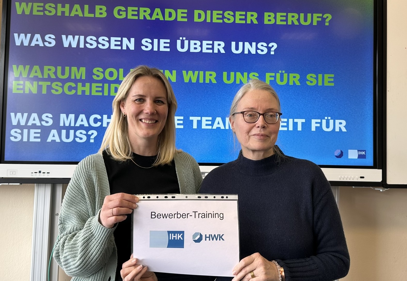 Wertvolle Tipps zum Vorstellungsgespräch gab es von Daniela Bluhm von der IHK Koblenz und Claudia Wildermann von der Handwerkskammer